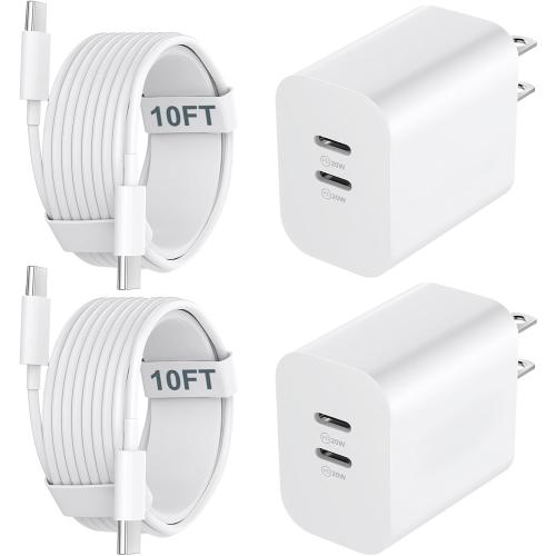iPhone 17 16 15 Charger Fast Charging Cord, 10FT Long USB C Charging Cable with 20W Type C Charger Block for iPhone 17 Pro Max/17 Pro/17/, 16 15 Pro Max/16 15 Pro/16 15,iPad Pro/Air, Android Phone
