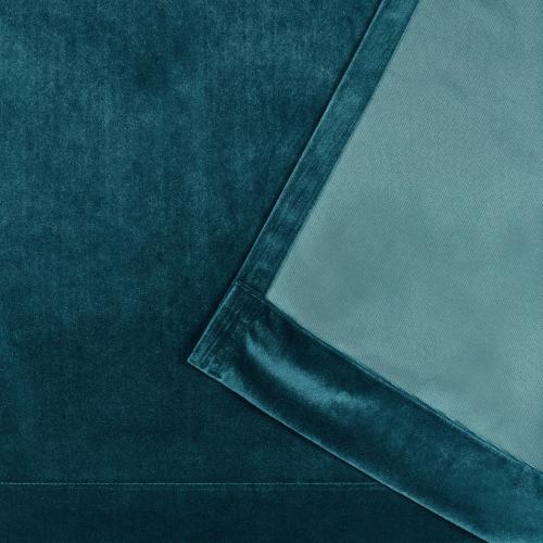 Exclusive Home 84-in Teal Light Filtering Back Tab Curtain Panel Pair