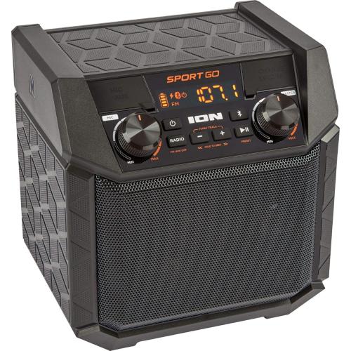 Color Black ION Audio Sport Go Tailgate Portable PA Speaker - Black