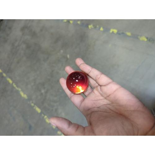 uxcell Round Crystal Sphere 60mm/2.4 Glass Solid Decorative Sphere Red