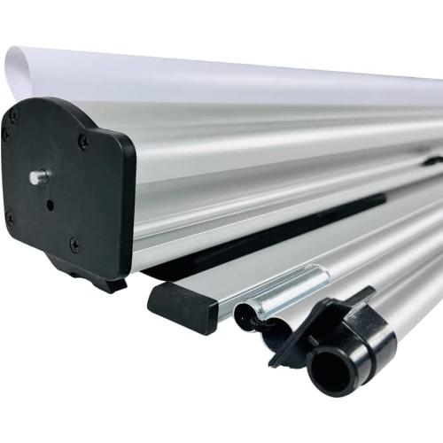 Retractable Banner Stand, Advertising Display, Poster Board 81x33 (No Graphics Banner)