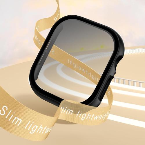 Adorve 8-Pack Privacy Case for Apple Watch Series 11 42mm Screen Protector