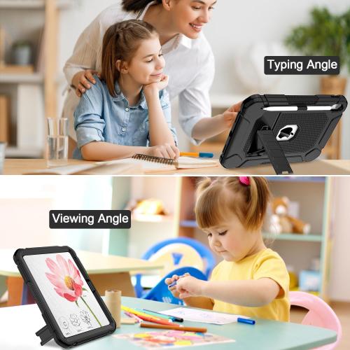 BMOUO for iPad A16 11th/10th Generation Case (11/10.9”, 2025/2022), Black