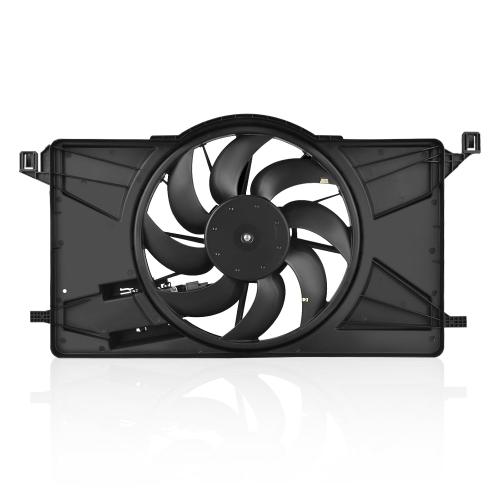 HYR Engine Radiator Cooling Fan Assembly with Brush Motor Compatible with Ford Focus 2012-2018 L4 2.0L Battery Ev (Ev/BEV), Replace# 621606, 622800, 76274, BV6Z8C607K