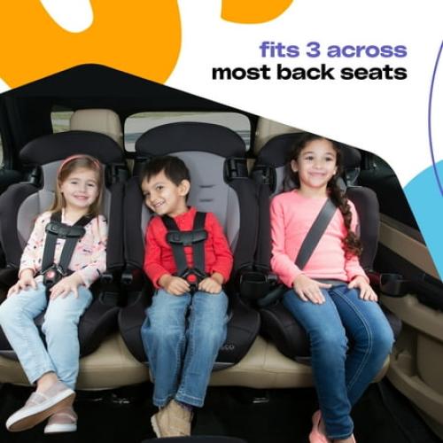 Cosco Kids Finale 2-in-1 Toddler Booster Car Seat, Peony Tiles II, Harness Booster Car Seat