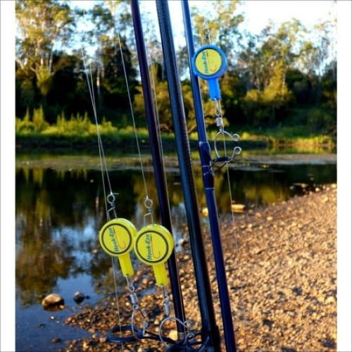 Hook-Eze Twin Pack, Yellow Fishing Hook, 1 Size