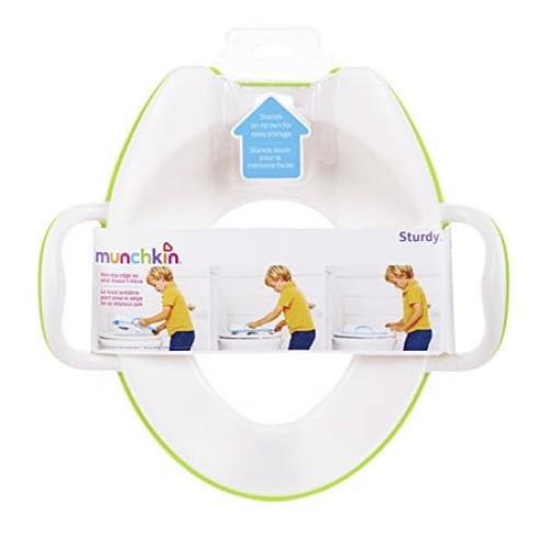 Munchkin® Sturdy™ Toddler Potty Seat, Built-in Handles, Green, Unisex‼️light dirt and good condition‼️
