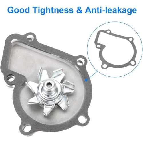 AW9206 Water Pump w/Gasket 2.4L L4 Compatible with Nissan Frontier 98-04