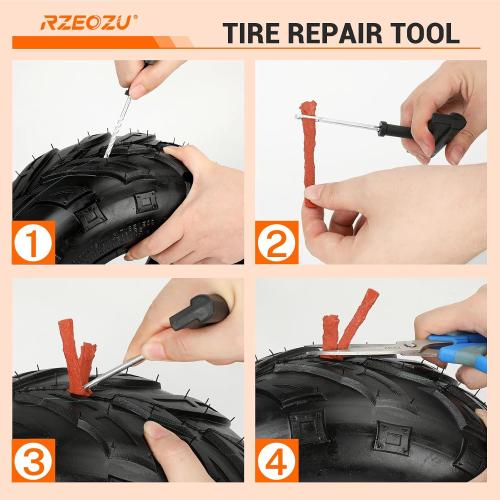 145/70-6 Tires Mini Bike Front Wheel Rims and Tire for CT100U GMB100