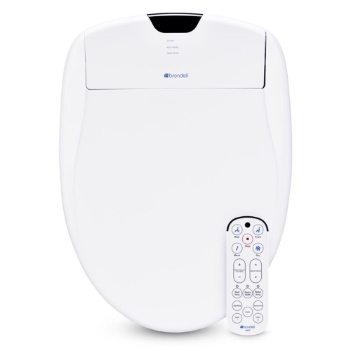 Brondell Swash N/A gal White Round Electronic Bidet Toilet Seat