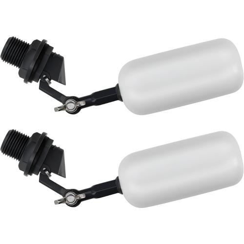 2-Pack Water Float Valve,1/2 Inch NPT for Ponds and Water Tanks