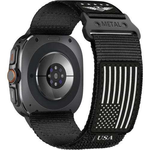 Rugged Nylon for Galaxy Watch Ultra/Ultra 2 Band 47mm (2026/2025/2024) Men