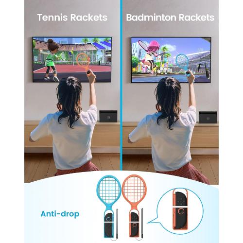 TRANSNOVO 12 in 1 Switch 2 Sports Accessories Bundle 2025 Compatible with Nintendo Switch 1/Switch OLED/Switch 2 Wii Sports Games, Family Party Accessories Kit for Joycon Controllers - With Carry Bag