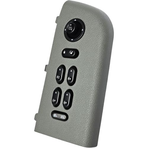 Master Window Switch and Gray Bezel Assembly for 2004-2008 Ford F-150 F150