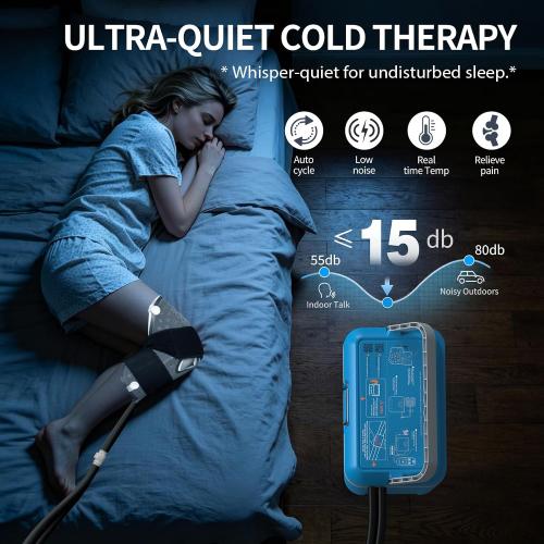 Programmable Timer Ice Machine for Knee After Surgery w/Temp Disp