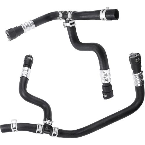 Engine Heater Hose Set Assembly Compatible with Chevy Buick GMC Vehicle 2007-2017 Enclave Acadia Traverse Replace Inlet and Outlet Bypass Hoses Replace# 20765678 25862087 25862088 626-562