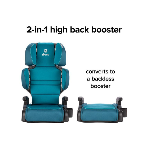 Diono Toddler Connect3 R 2-in-1 High-Back Booster - Blue - ONE SIZE