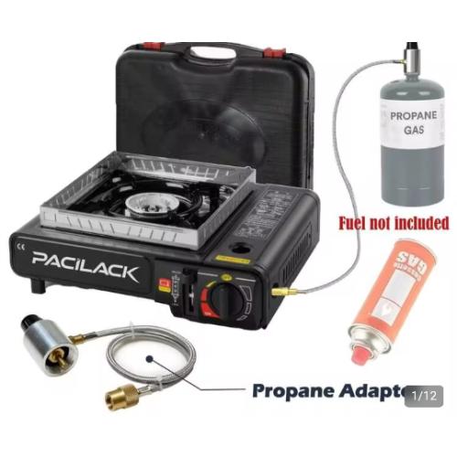 Pacilack Portable Propane Camping Stove Dual Fuel