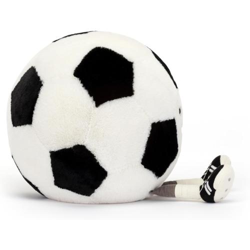 Jellycat Amuseables Soccer Ball Stuffed Toy, 12 inches - Soccer Ball Plush Gift for Sports Fans