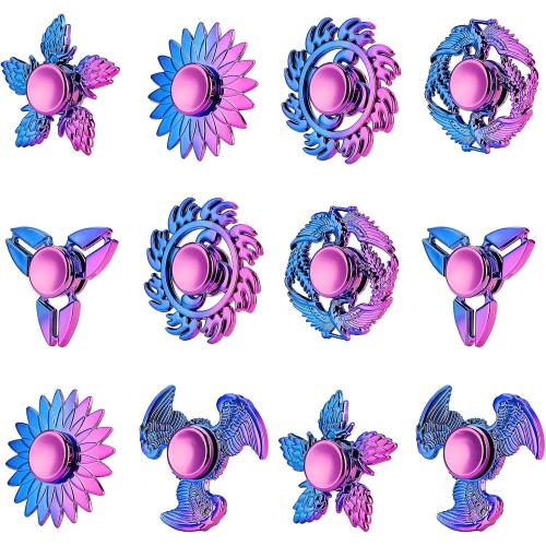 20 Pack Fidget Spinner, Fidget Spinners Bulk Sensory Fidget Toys for Kids and Adults, Stress Relief Toy and Anxiety Reducer, Goodie Bag Fillers Classroom Prizes