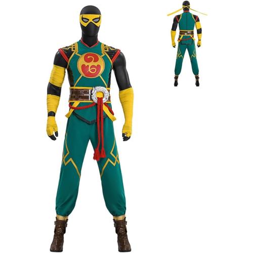 Iron Cosplay Costume, Lin Lie Mens Fist Battle Outfit for Halloween Party