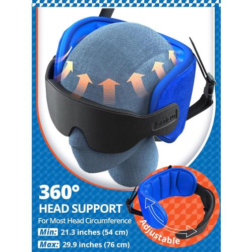 SARISUN Travel Pillows for Airplanes, Stable Head Support, Travel Essential