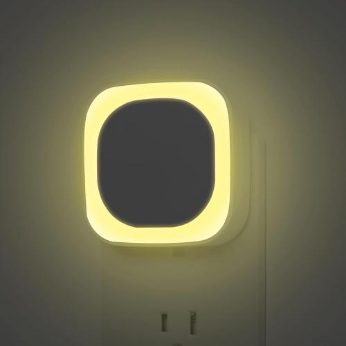 YUNLEX 2 Pack Warm White Night Light, Gentle Eye-Care with Dimmable Soft Glow & Indirect Reflection, Auto Dusk to Dawn Sensor, Plug in Nightlight for Nursery, Kids Room, Bedroom, Hallway