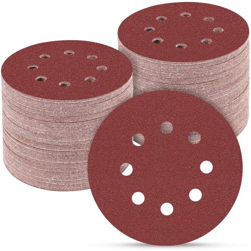 165 PCS 5 Inch Sanding Discs Random Orbital Sander Sandpaper