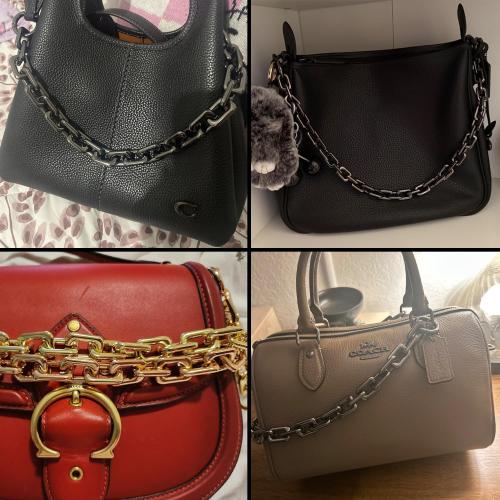 VersaKits 14.9'' Gunmetal Black Heavyweight Chunky Purse Chain Strap