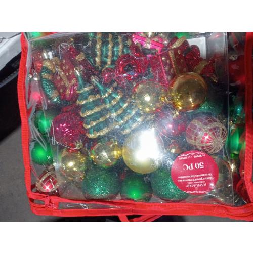 Holiday Living 72 -Pack Multiple colors/finishes Standard Indoor Ornament set Shatterproof