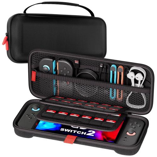 ProCase Carrying Case for Nintendo Switch 2 2025, Slim Travel Case -Black