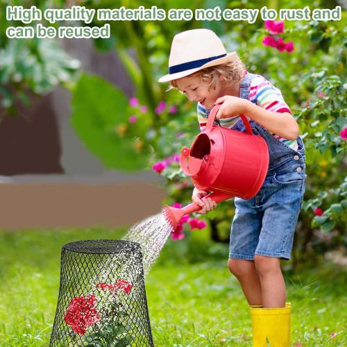 Chicken Wire Cloche Plant Covers Garden Netting Metal Heavy Duty Plant Protectors from Animals for Keeping Bunnies Chicken Squirrels Birds