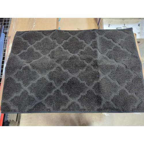 Small Black Pattern Rug