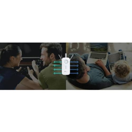 TP-Link AC1900 Dual Band Wi-Fi Range Extender w/ Gigabit Ethernet Port, Extends WiFi to Smart Home & Alexa Devices, 3x3 MU-MIMO (RE500)