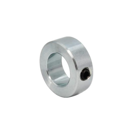 7/8 Bore Shaft Collar with Zinc Plated Solid Steel Style Set Screw Shaft Collars for Machinery and Industrial Use, 4pcs/Pack (Silver-7/8)