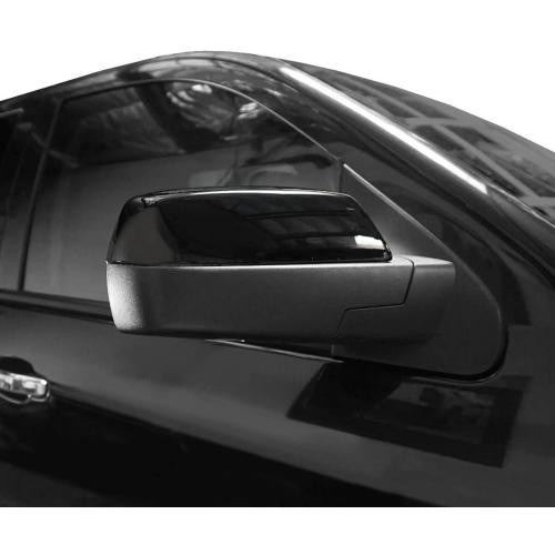 Pair Gloss Black Mirror Caps Cover Compatible with GMC Chevrolet Silverado Sierra 1500 2014-2018/2500 HD 3500 HD 2015-2018 Pick up Replacement for 22919757,22919758.