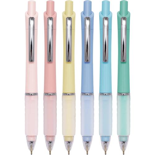 Aisibeiger Ballpoint Pens 1.0mm Medium Point Black Ink, 6 Pack