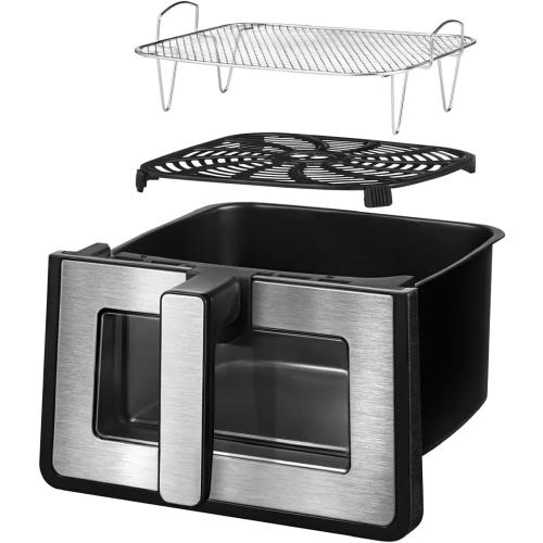Gourmia GOURMIA Digital Air Fryer, 7.5 Liter with Window and Light, Mod. GAF858‼️needs heavy cleaning‼️