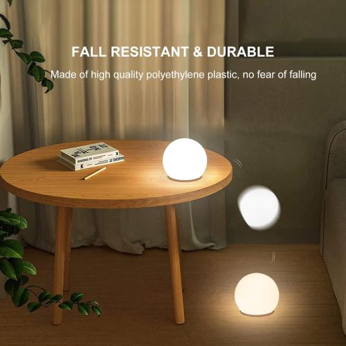 LED Globe Orb Light, 6-in LED Light Up Ball, Cordless Glowing Orb for Kids