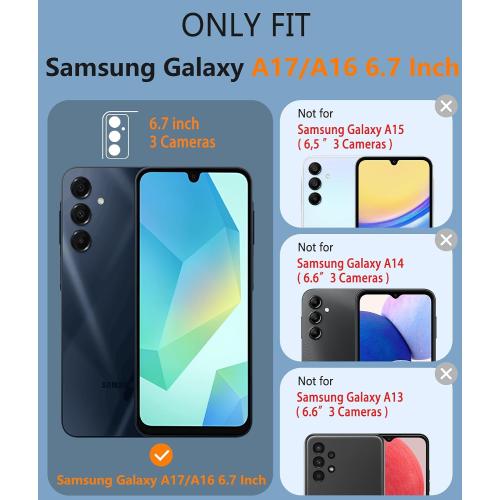 FNTCASE for Galaxy A17/A16 5G Phone Case: Dual Layer Samsung A17 5G Cover