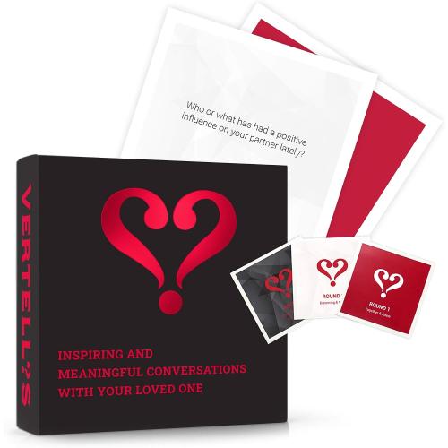 Relationship Card Deck by Vertellis - Card Game for Deeper Connection with Your Partner for Couples