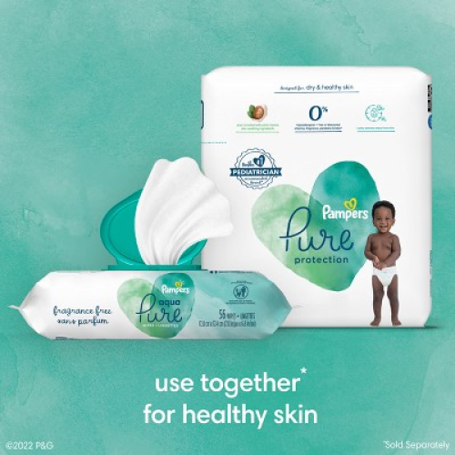 Pampers Pure Protection Diapers Enormous Pack - Newborn - 128ct