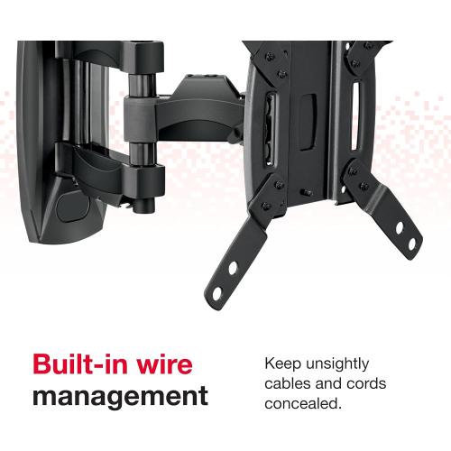 Rocketfish - Full-Motion TV Wall Mount for Most 19 - 39 TVs - Black