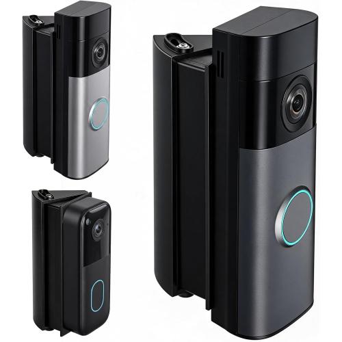 RIOVO Adjustable 30 to 55 Degree Doorbell Angle Mount Compatible with Video Doorbell Wired/Pro and Blink Video Doorbell, Replacement Angle Adjustment Adapter Mounting Bracket Wedge Kit