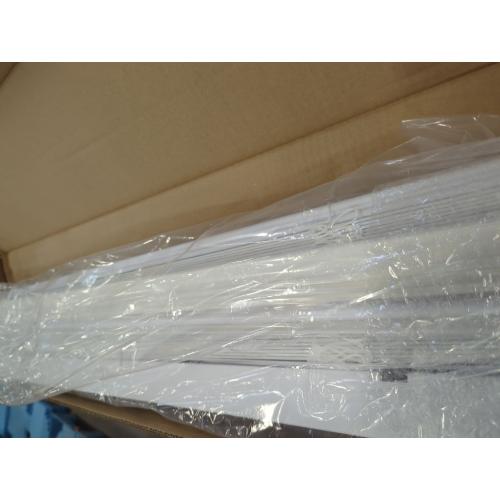 2in White Cordless Faux Wood Blinds