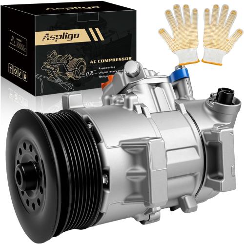 CO 11110C A/C Compressor with Clutch Compatible with Toyota Matrix 2009-2013,Fit for Toyota Corolla 2009-2010, Pontiac Vibe 2009-2010,for Scion xB 2008-2015,Replace #19184680,8831002520,883101A730