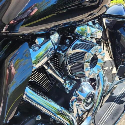 For harley air cleaner filter Touring street glide road king electra tri trike Dyna Sportster XL 883 1200 Softail air intake (Drift style -Chromed, B-For Softail/Dyna 93-15 ，Touring 01-07)