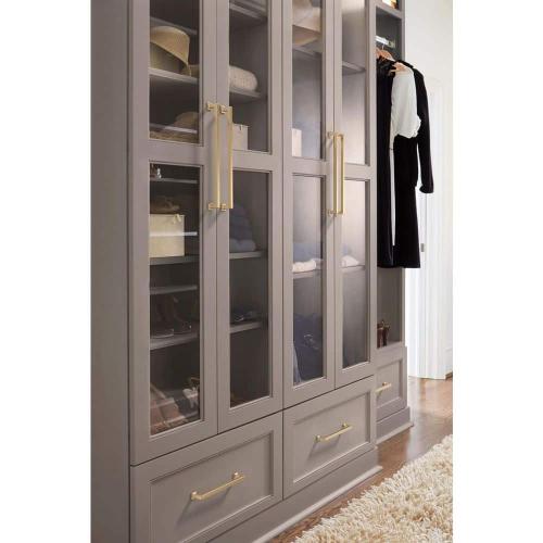 5pk Lintel 8-13/16 in. (224mm) Center-to-Center Champagne Bronze Bar Cabinet Pull