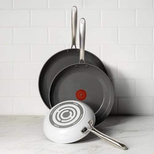T-fal Ceramic Non-Stick Frypan Set, 3-piece 8 INCH PAN MISSING