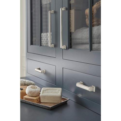 Appoint 3 in. (76mm) Traditional Satin Nickel Bar Cabinet Pull